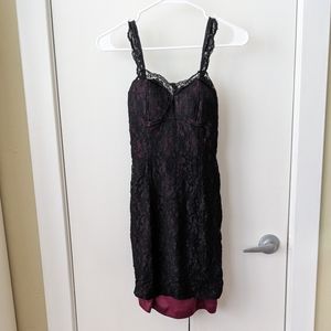 Frederick's Size 2 Laced Black dress